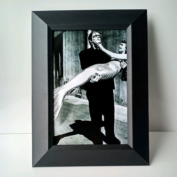 Frankenstein Mermaid Vintage Monster Univseral Art - Picture 7 of 9